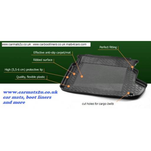 Citroen DS3 boot liner Mat (2011 onwards)