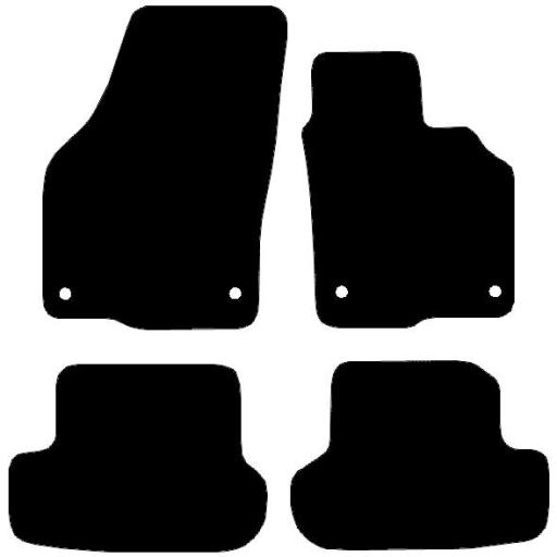 VW Beetle car mats 2012 - 2019