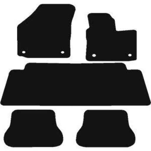 VW Caddy Maxi Life Floor Mats 2008 - 2021